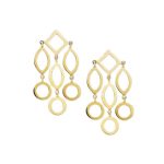 Gold earrings